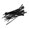 01AMARRAS PARA CABLE NEGRAS CENTURY 100 PIEZAS
