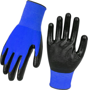 Guantes Vidrio Azul Gris