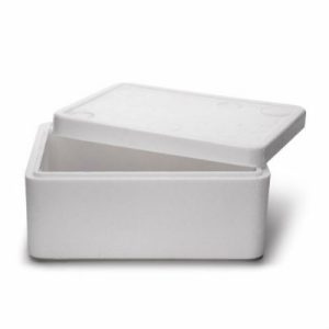 Hielera Contenedor Rectangular Blanco Térmica Espuma Flex T10