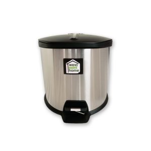 Papelera Basurero Acero Inoxidable Con Pedal 5 Litros