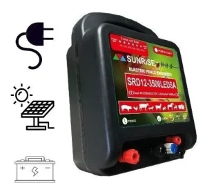 Electrificador Sunrise Impulsor 60km 12v  Adaptador