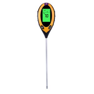 Medidor Humedad Suelo Digital 4 En 1 Humedad PH Temperatura Luz Solar