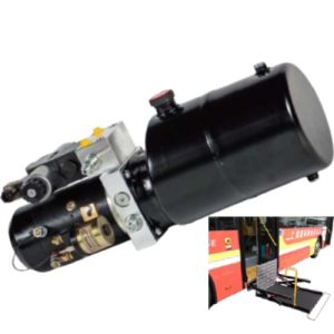 Unidad Hidráulica 12v Motor Subida Bajada + Control Remoto