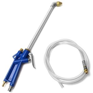 Pistola Lubricadora Engrasadora Pulverizador Punta Curva Azul Autos Vehículos Carros