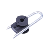 Aislador Con Grapa Cerca Eléctrica Powerbull