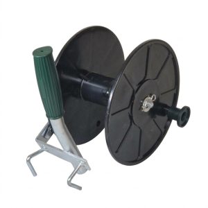 Carrete Negro Mediano Hilo Electroplástico Cerca Eléctrica
