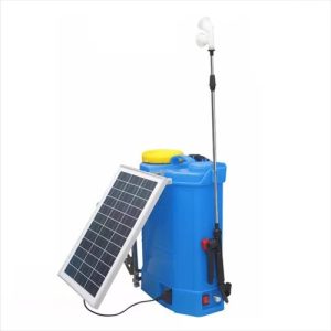 Fumigadora 16 Litros Bomba Manual Panel Solar