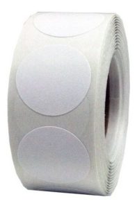 Rollo Etiquetas Adhesivas Precortadas Circulares 40x40